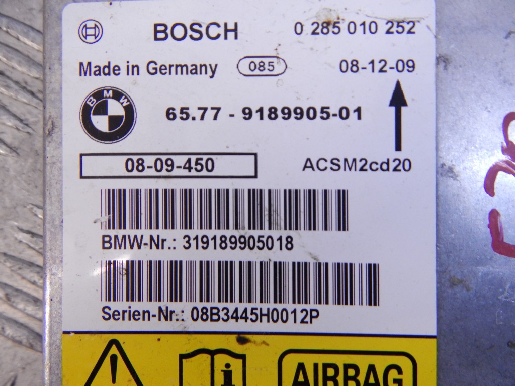 Блок управления Air Bag BMW X5 (E70) купить в России