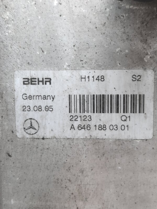 Теплообменник Mercedes C-Class (W203) купить в Беларуси