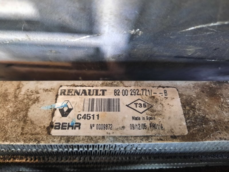 Кассета радиаторов Renault Laguna 3 купить в Беларуси