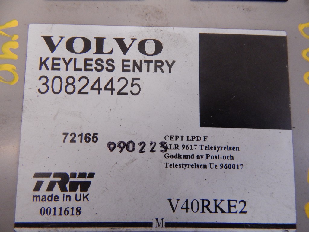 Блок управления центральным замком Volvo S40 V40 1 купить в России