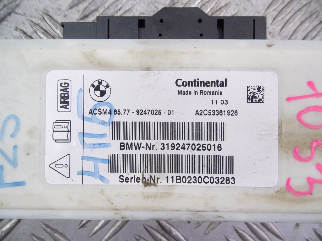 Блок управления Air Bag BMW X3 (F25) купить в Беларуси