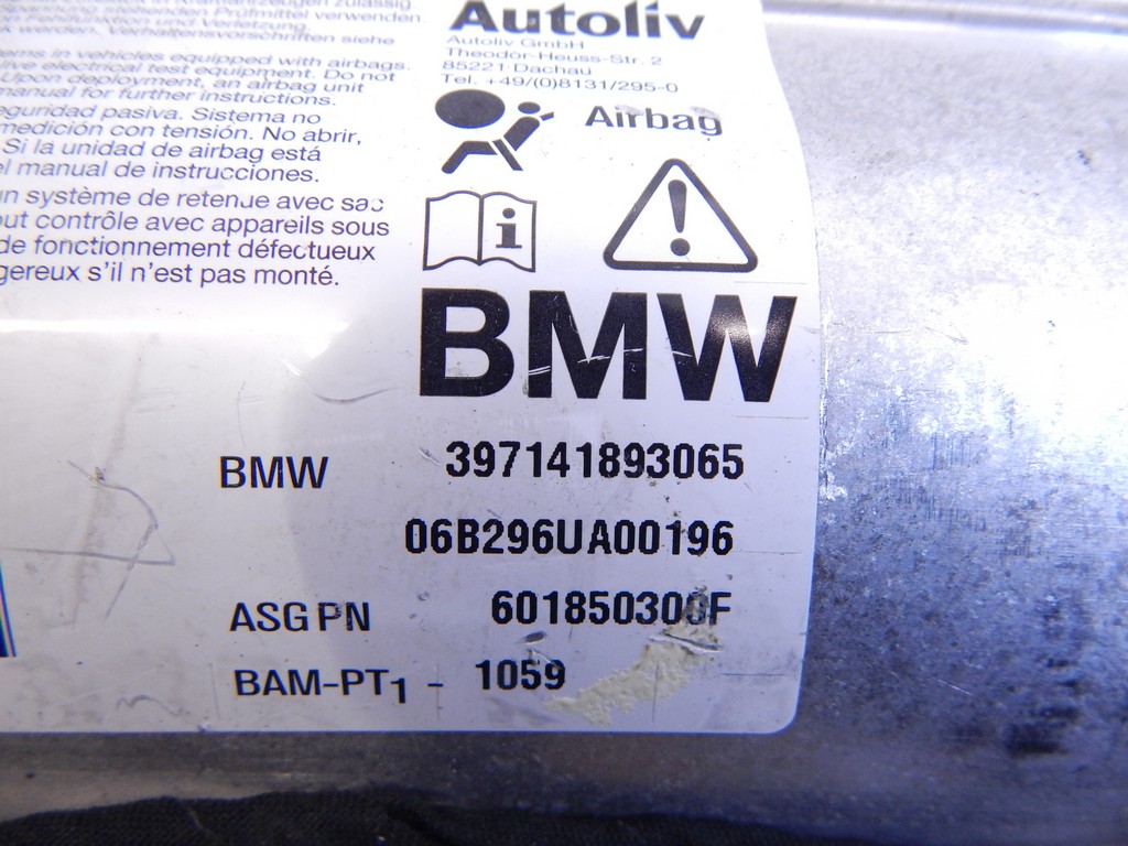 Подушка безопасности пассажирская (в торпедо) BMW 7-Series (E65/E66) купить в Беларуси