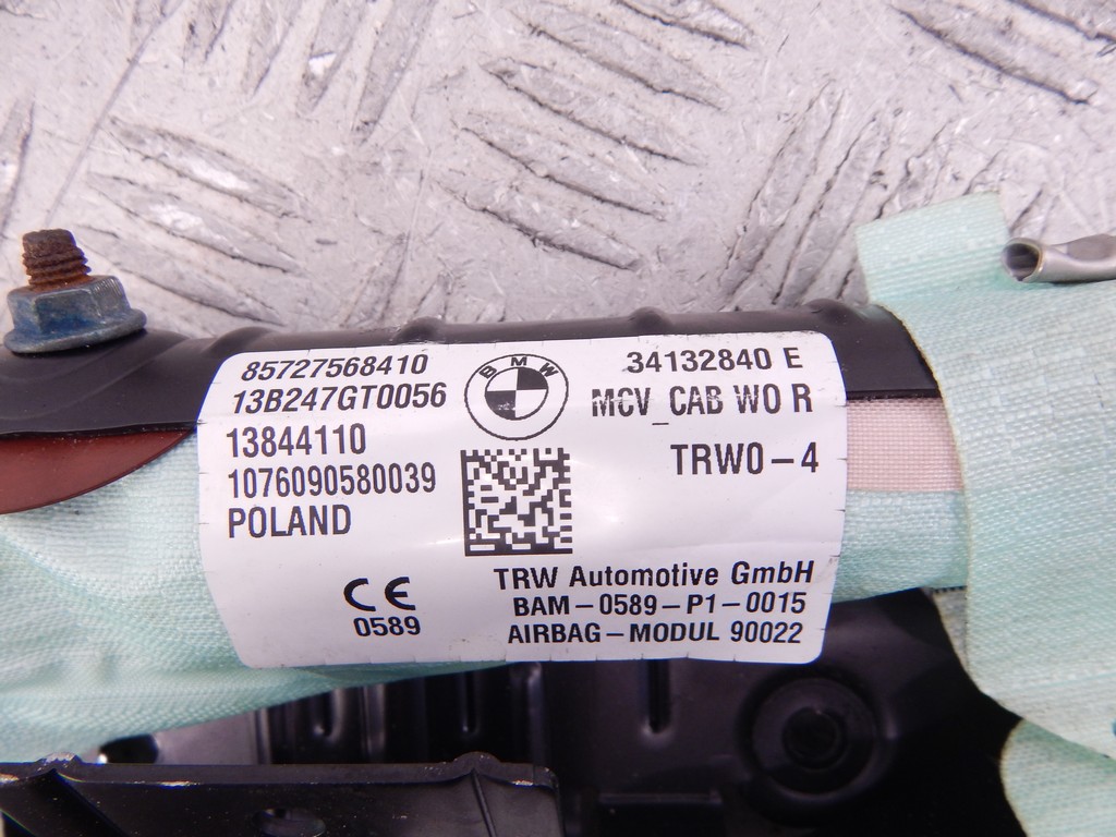 Подушка безопасности боковая (шторка) BMW i3 (I01) купить в Беларуси