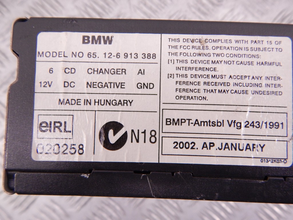 Чейнджер компакт дисков BMW 5-Series (E39) купить в России