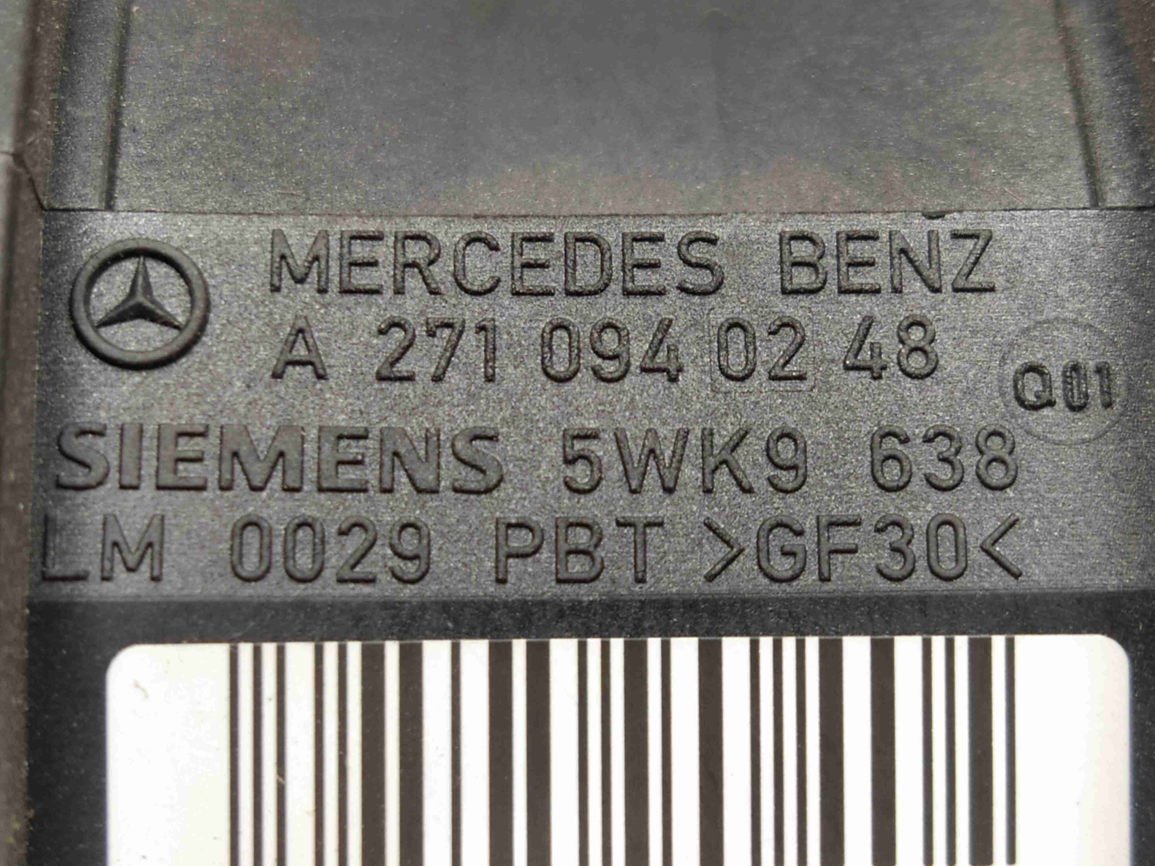 Расходомер воздуха (ДМРВ) Mercedes E-Class (W211) купить в России