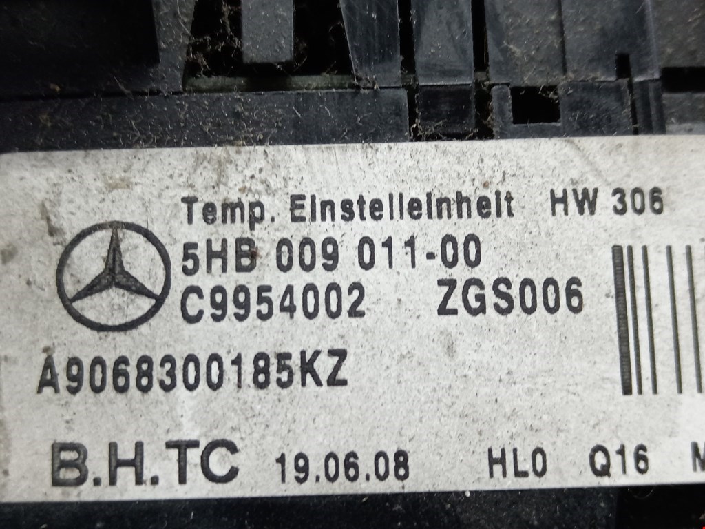 Переключатель отопителя (печки) Mercedes Sprinter 2 (W906) купить в Беларуси