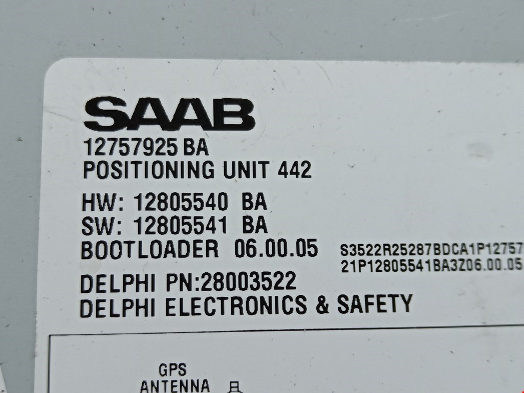 Блок навигации Saab 9-3 (2) купить в Беларуси