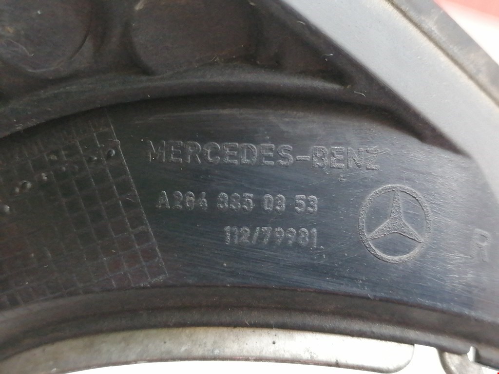 Решетка (заглушка) в бампер правая Mercedes C-Class (W204) купить в Беларуси