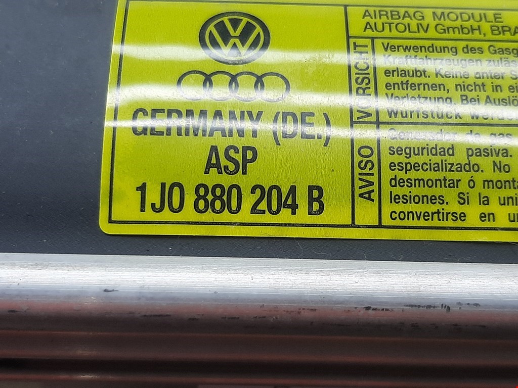 Подушка безопасности пассажирская (в торпедо) Volkswagen Golf 4 купить в России